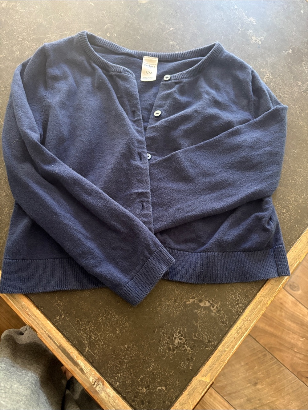 Cater’s Kid Navy Button-Up Cardigan Sweater